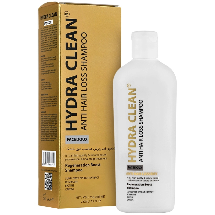 شامپو ضد ریزش موی خشک هیدراکلین