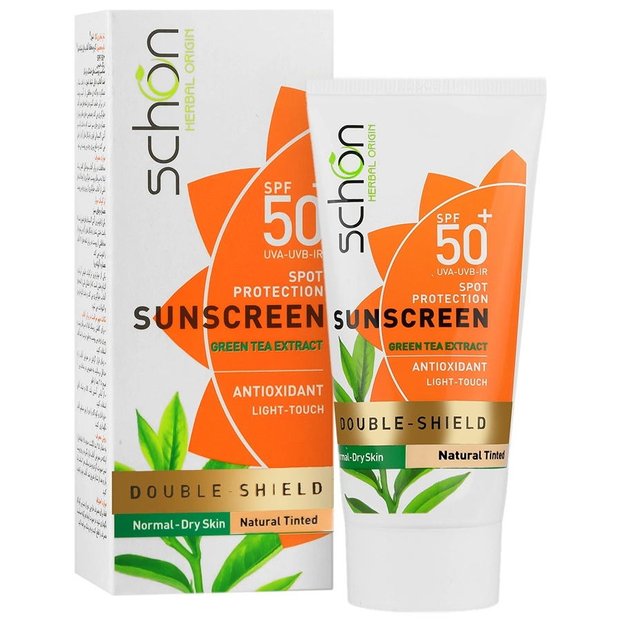 ضد آفتاب دابل شیلد SPF50 پوست خشک طبیعی