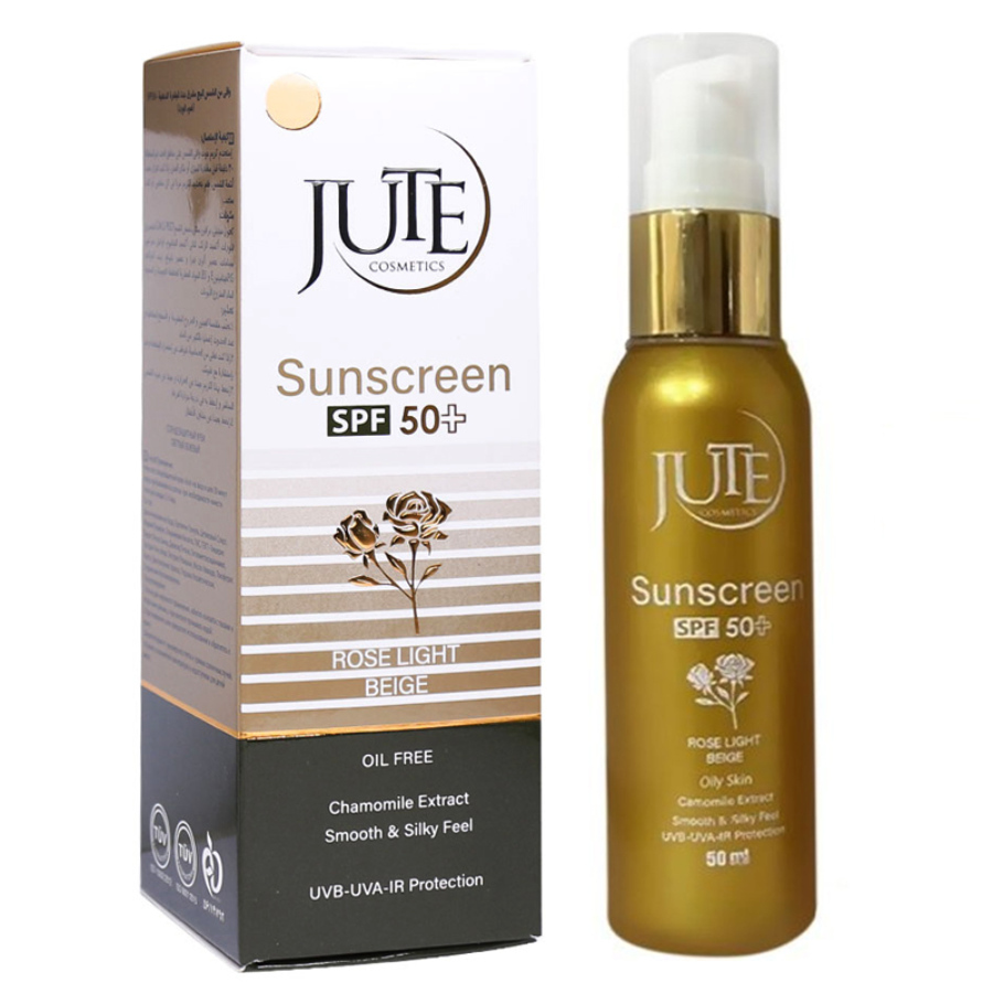 کرم ضد آفتاب پوست چرب رز لایت بژ SPF50