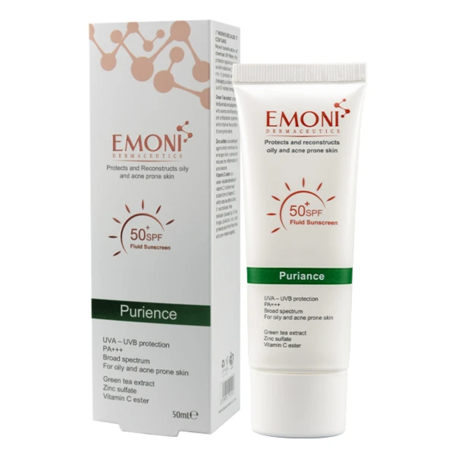 کرم ضد آفتاب فلوئید پیورینس SPF50