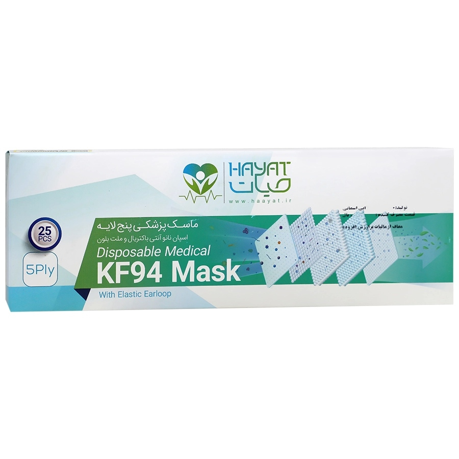 ماسک پزشکی پنج لایه KF94