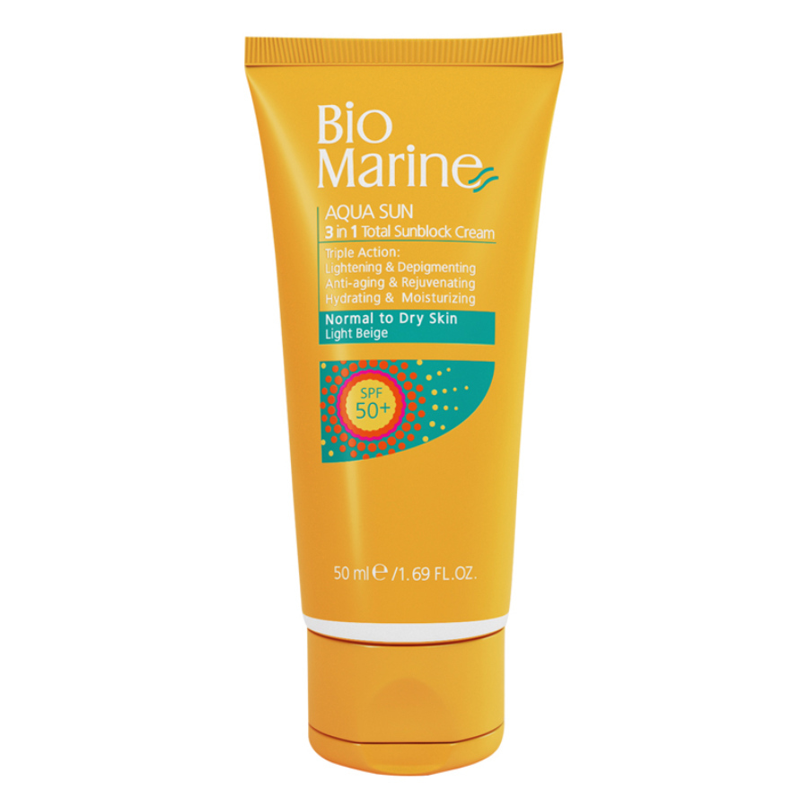کرم ضد آفتاب 3 در 1 پوست خشک SPF50