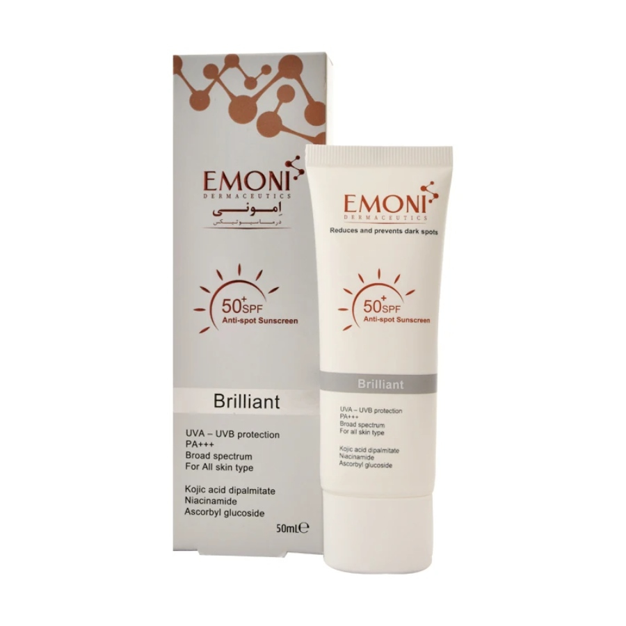 کرم ضد آفتاب ضد لک برلیانت SPF50