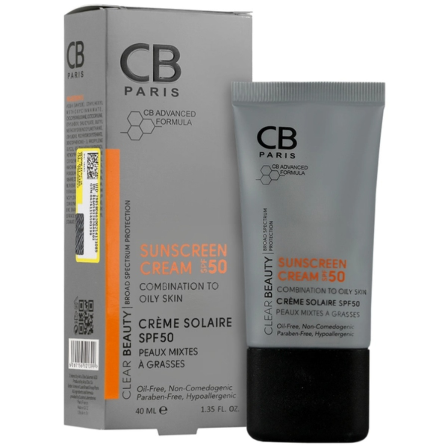 کرم ضد آفتاب پوست مختلط تا چرب SPF50