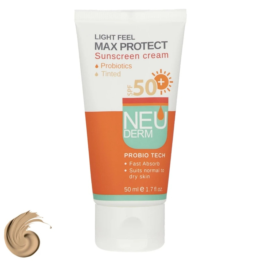 کرم ضدآفتاب مکس پروتکت SPF50  رنگی