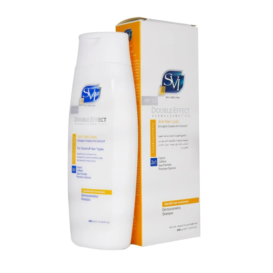 شامپو ضد ریزش و ضد شوره دبل افکت