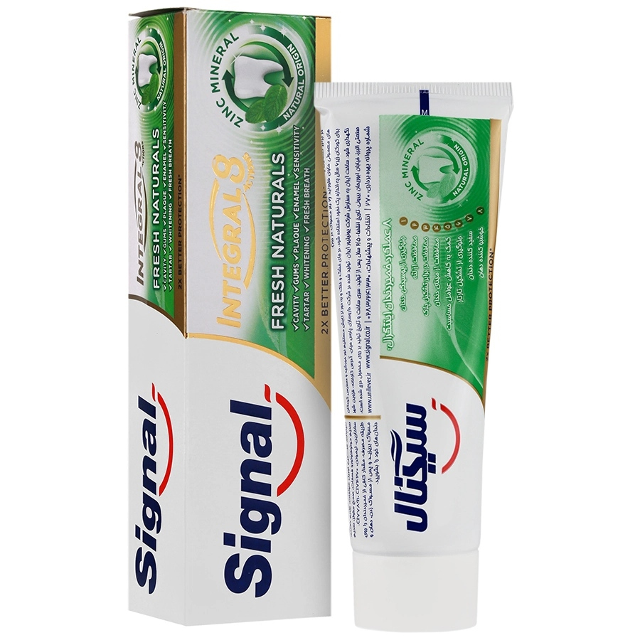 خمیر دندان اینتگرال 8 کاره طراوت بخش دهان