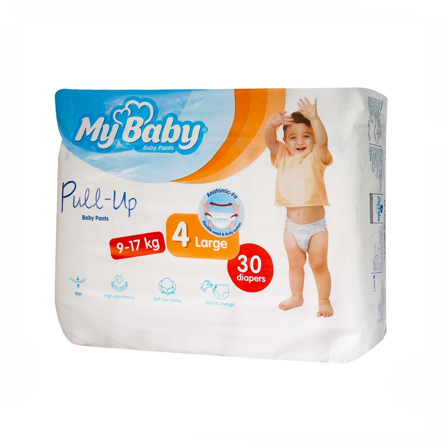 پوشک شورتی بچه پول آپ سایز 4 بزرگ