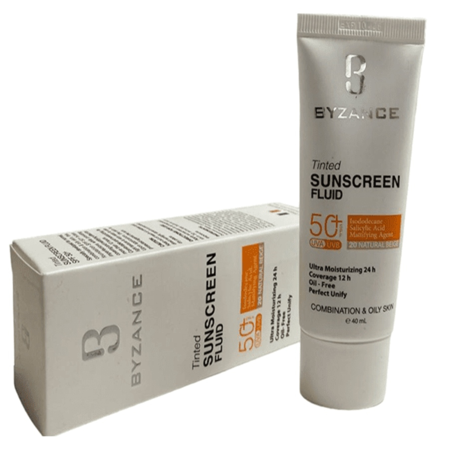 فلوئید ضد آفتاب SPF50 پوست چرب