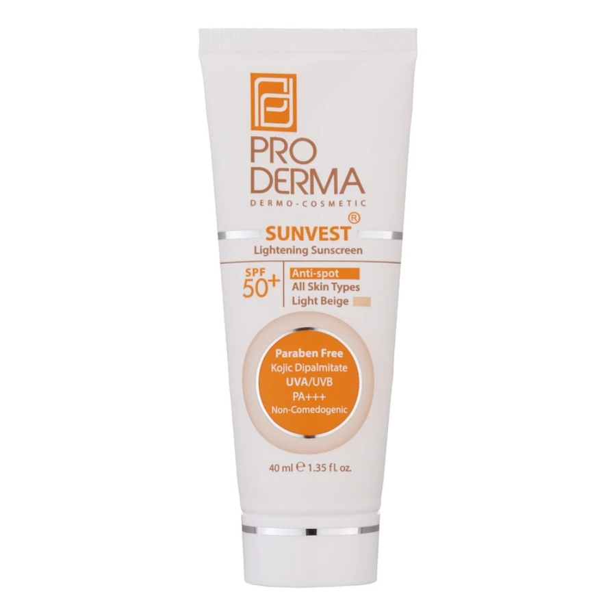 کرم ضد آفتاب روشن کننده SPF50 سان وست