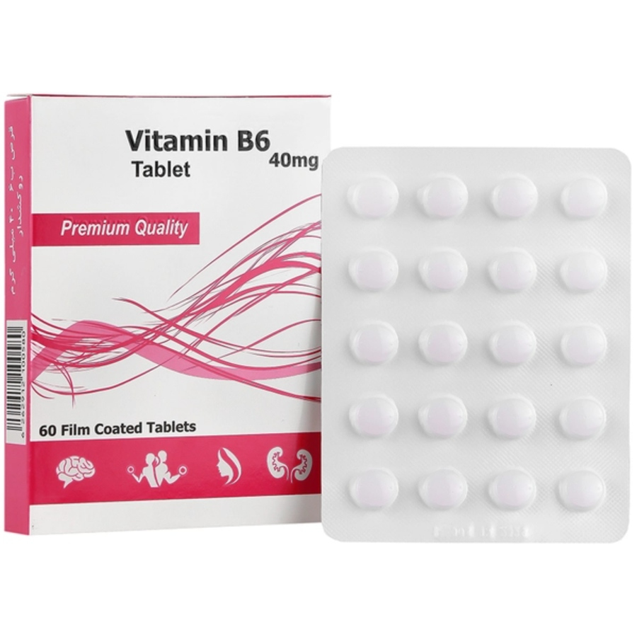 ویتامین ب6 شهاب درمان 40 میلی گرم