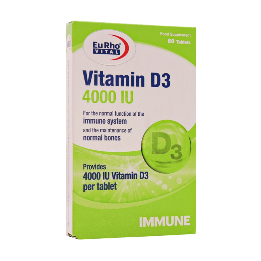 ویتامین د3 یوروویتال 4000 واحد