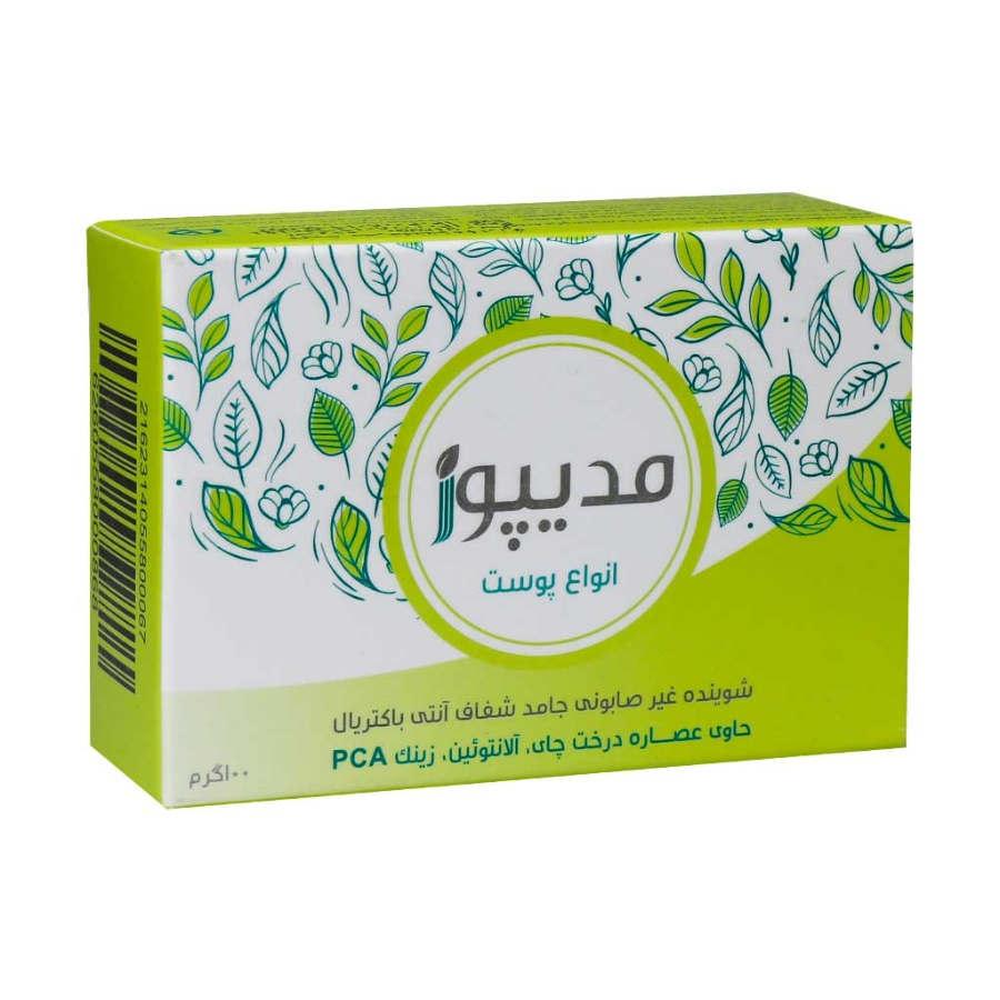 شوینده غیر صابونی جامد شفاف آنتی باکتریال