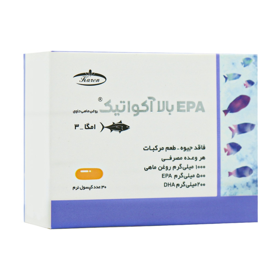 روغن ماهی ای پی آ بالا آکواتیک