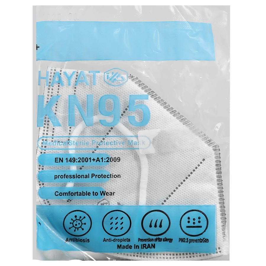 ماسک فیلتر دار KN95  سفید