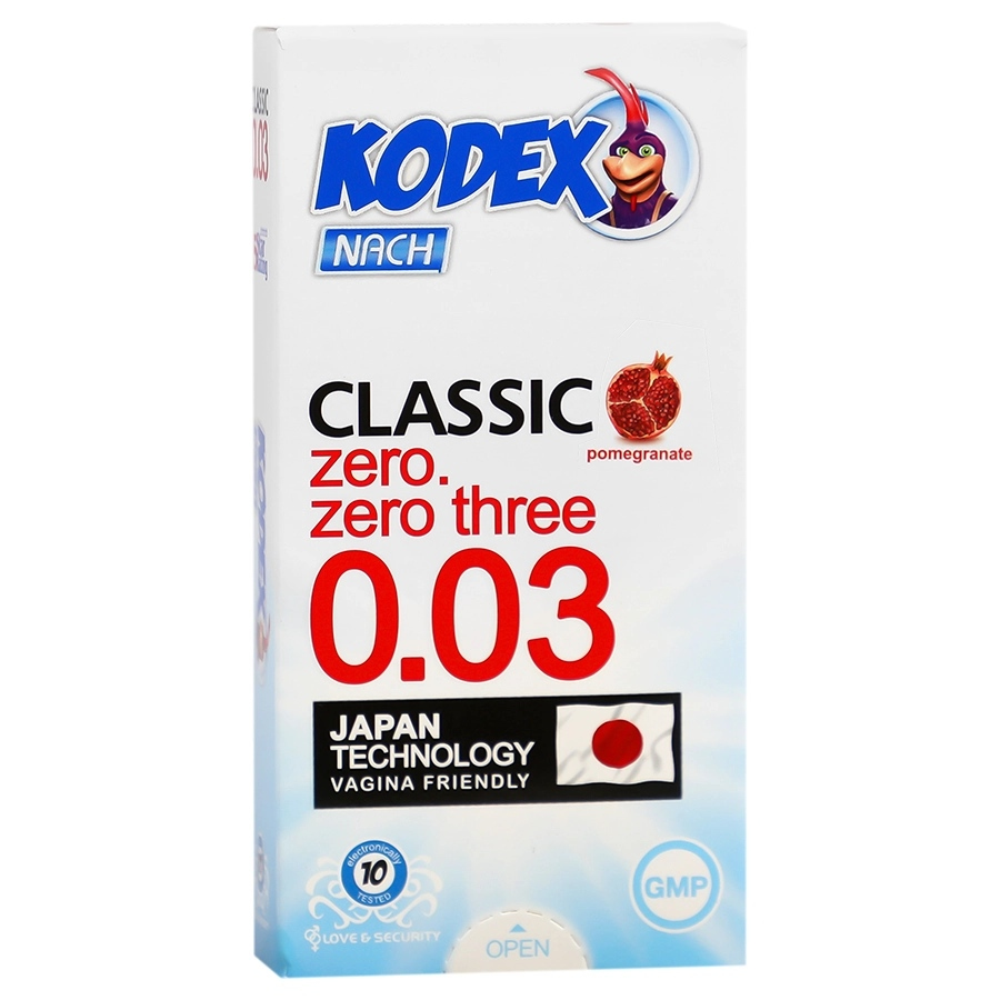 کاندوم فوق العاده نازک کلاسیک 0.03 انار