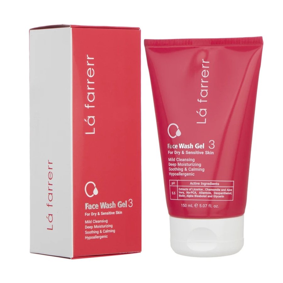 ژل شستشوی صورت پوست های خشک و حساس 3