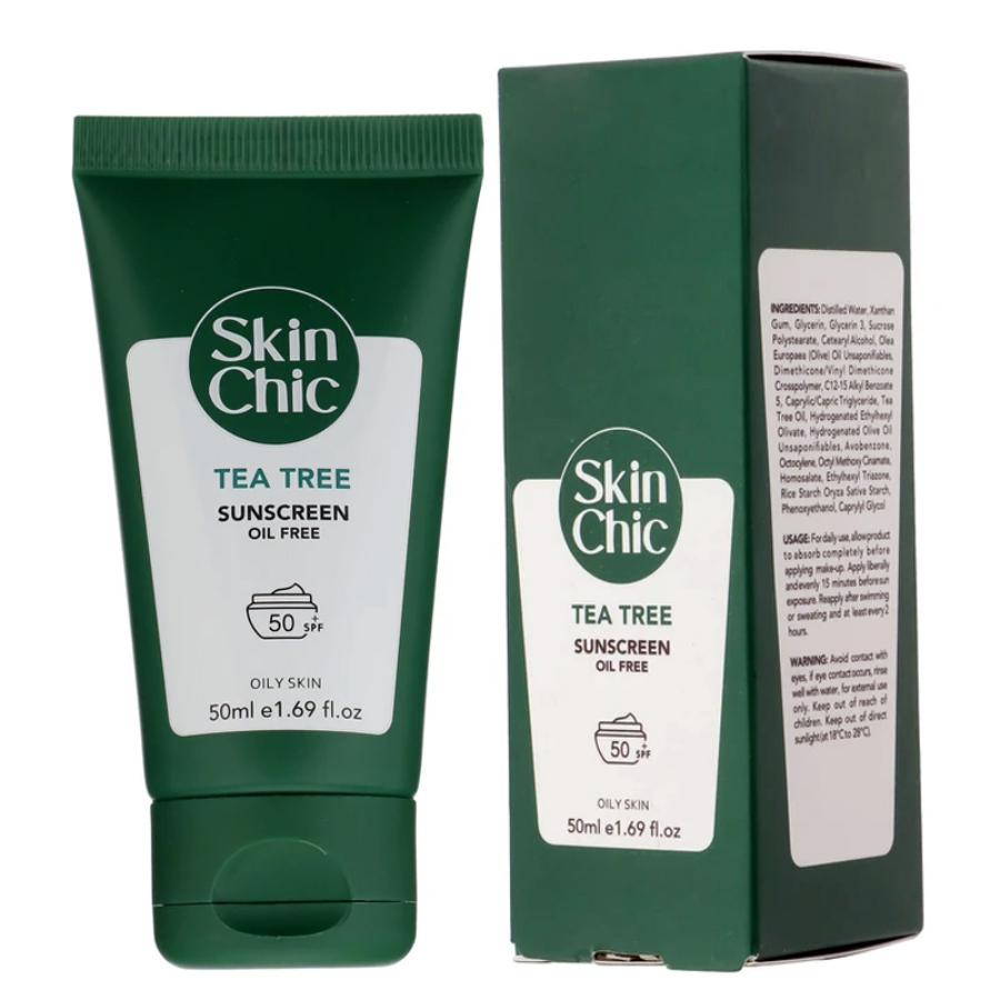کرم ضد آفتاب عصاره درخت چای SPF50