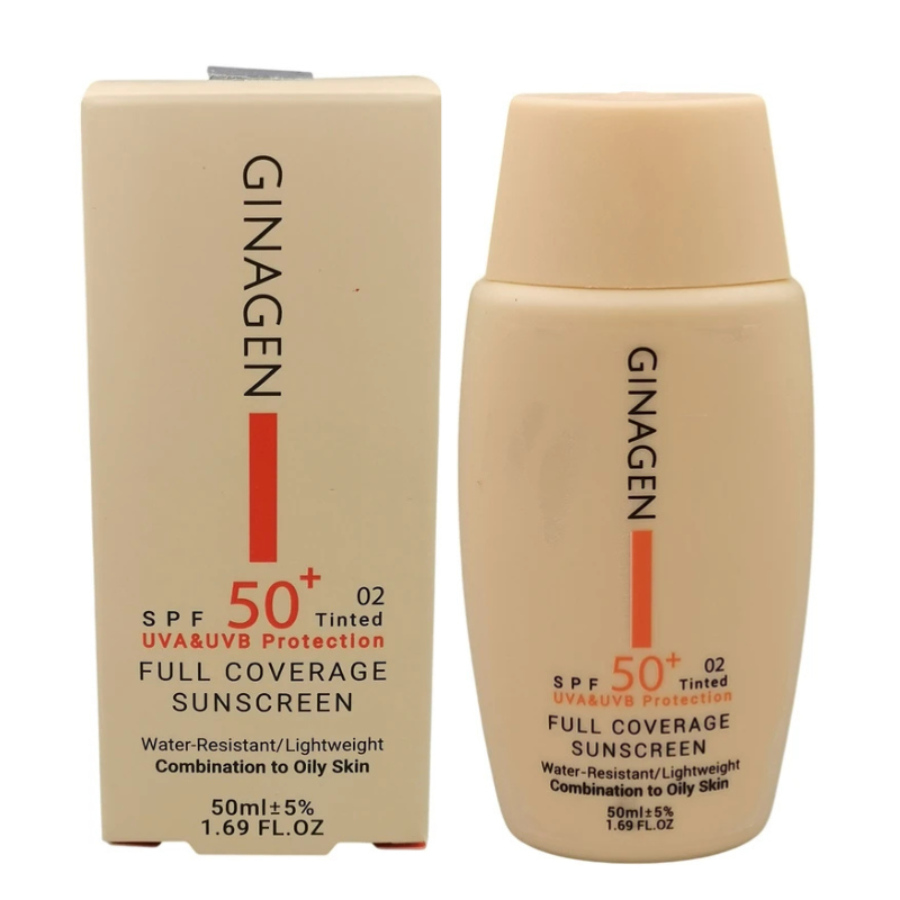 کرم ضد آفتاب رنگی پوست چرب SPF50