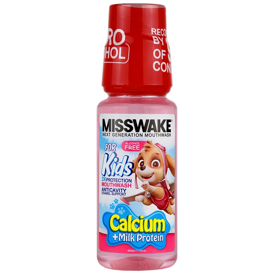 دهان شویه کودکان کلسیم و پروتئین شیر