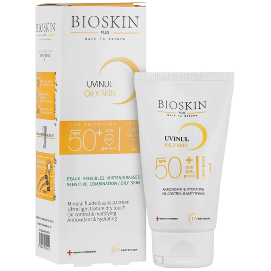 کرم ضد آفتاب بایو اسکین پوست چرب SPF50