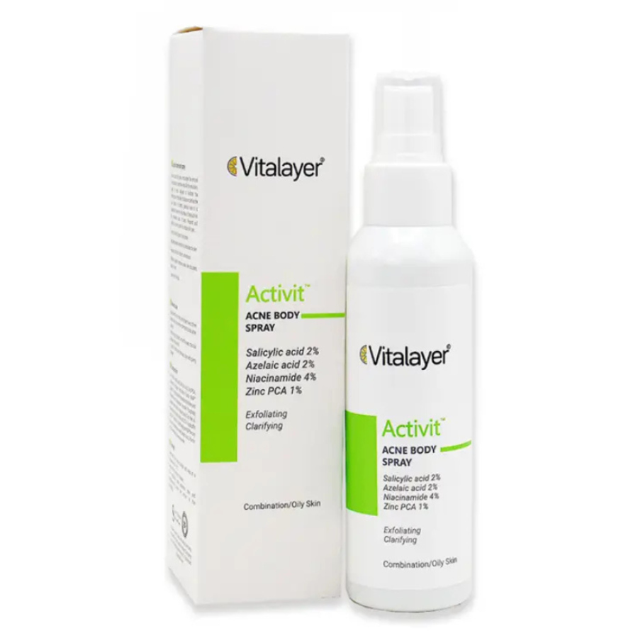 لوسیون اسپری ضد جوش و لایه بردار اکتی ویت