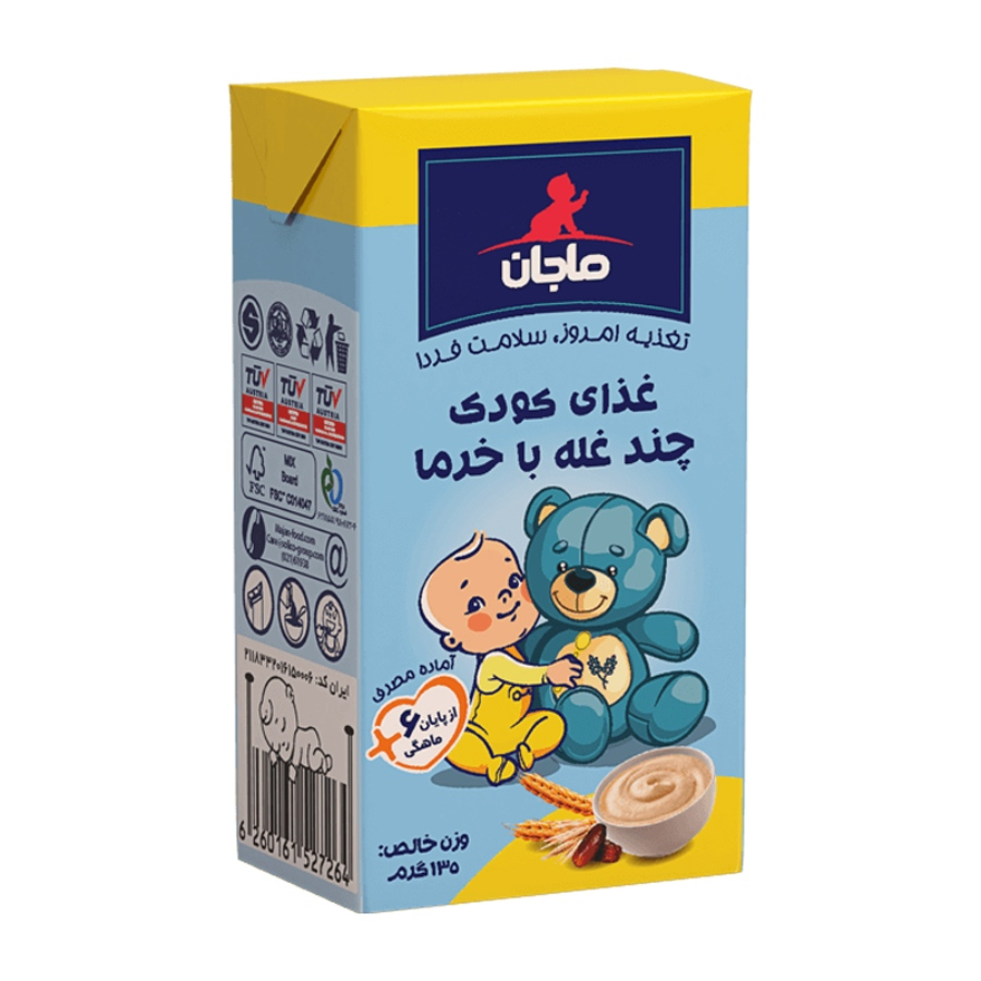 پوره چند غله با خرما