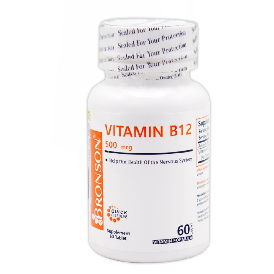 ویتامین ب12 برونسون 500 میکرو گرم