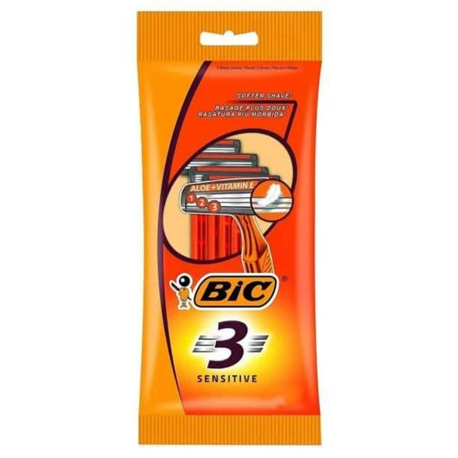 تیغ 3 لبه پوست حساس 3 عددی