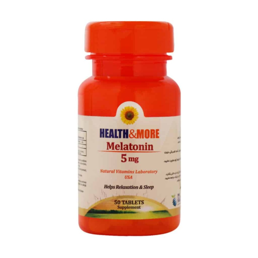 ملاتونین هلث اند مور 5 میلی گرم