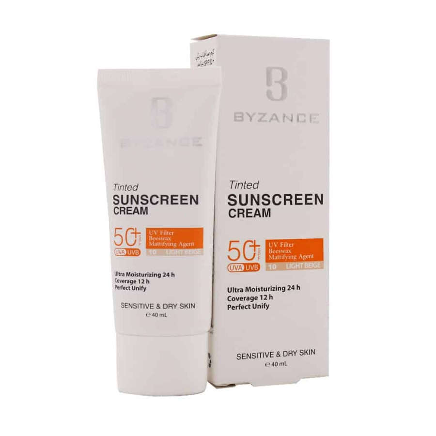کرم ضد آفتاب رنگی SPF50 پوست خشک