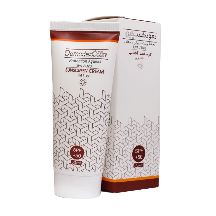 کرم ضد آفتاب  SPF50 فاقد چربی