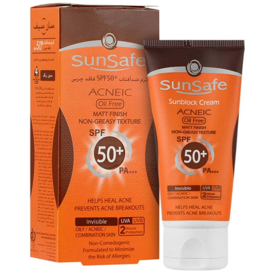 کرم ضد آفتاب آنتی آکنه SPF50