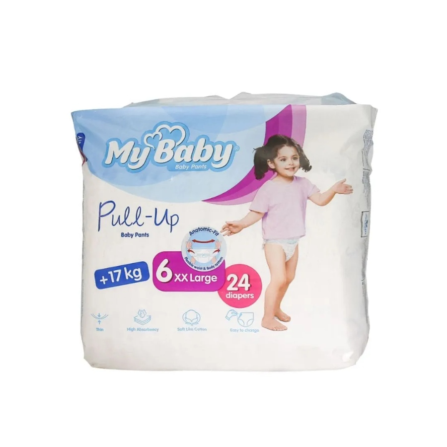 پوشک شورتی بچه پول آپ سایز 6 خیلی خیلی بزرگ