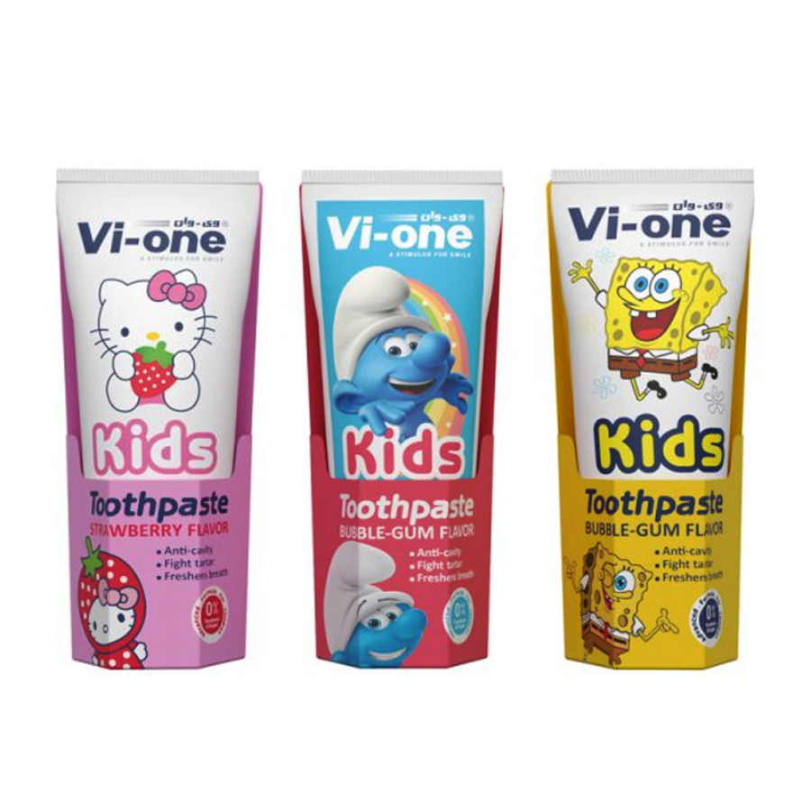 خمیر دندان کودکان وی وان با طعم آدامس