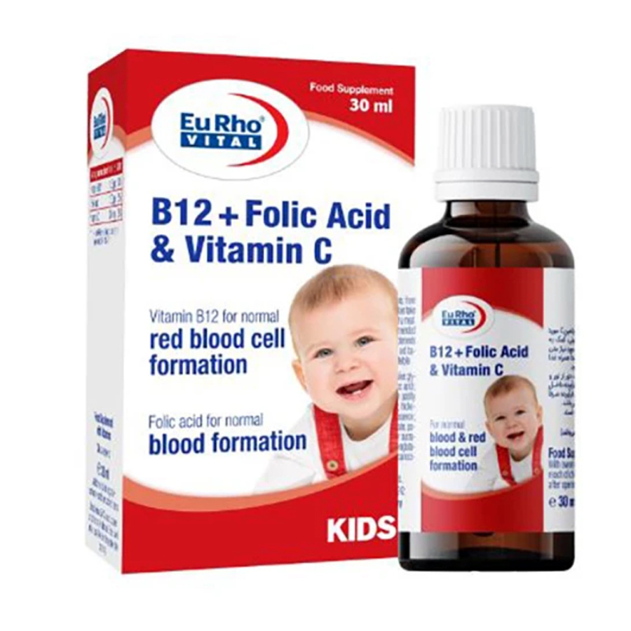 ب12 و فولیک اسید و ویتامین سی