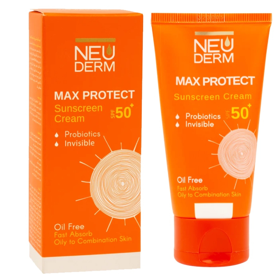 کرم ضدآفتاب مکس پروتکت SPF50 پوست چرب