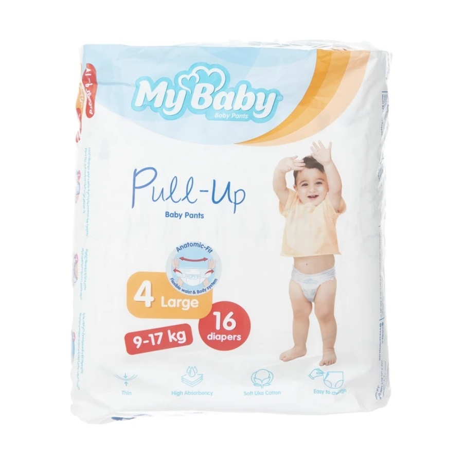 پوشک شورتی بچه پول آپ بزرگ سایز 4