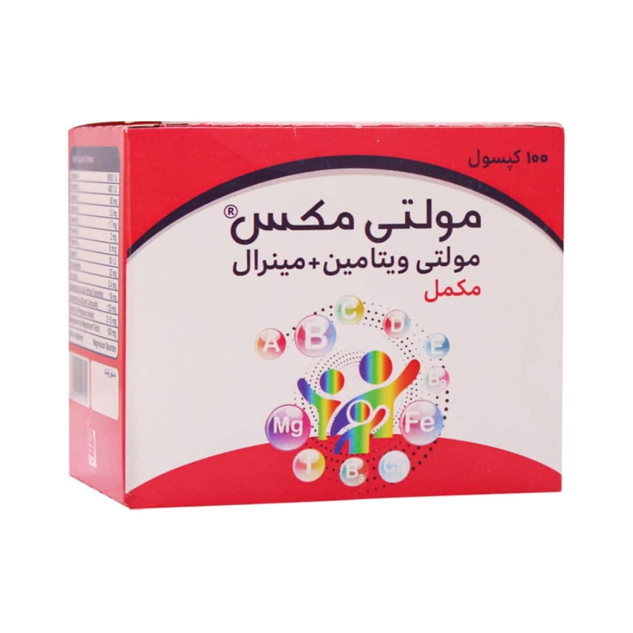 مولتی مکس شهر دارو 100 عددی