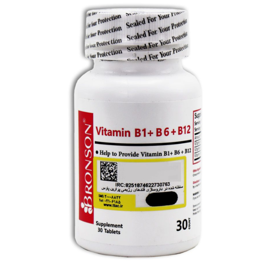 ویتامین ب1 و ب6 و ب12 برونسون