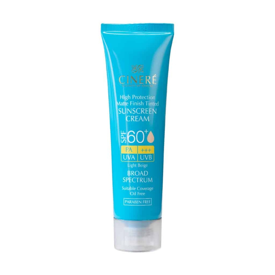 کرم ضد آفتاب رنگی سینره SPF60