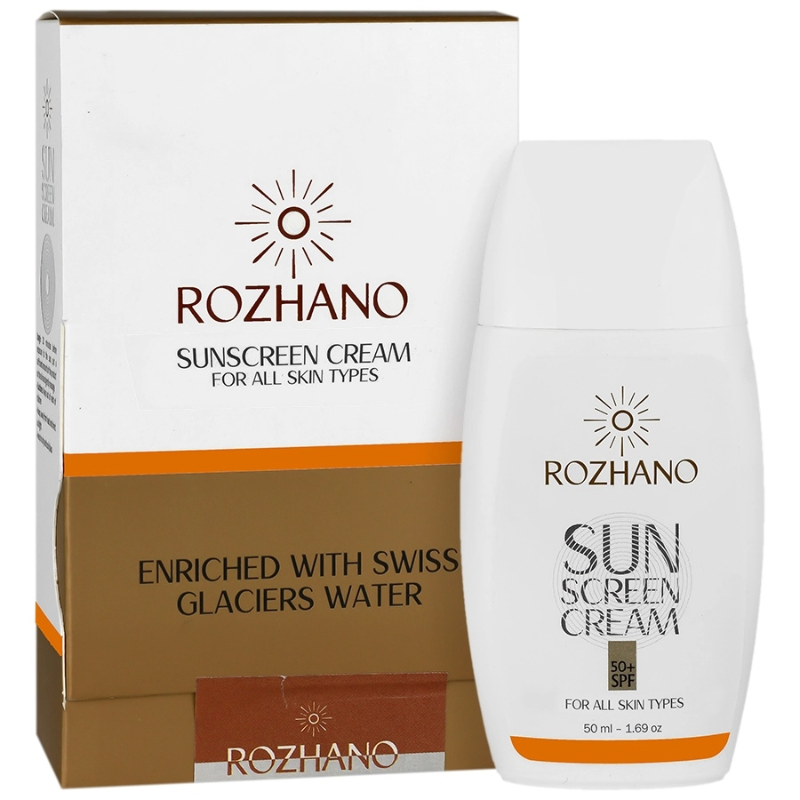 کرم ضد آفتاب روژانو انواع پوست SPF50